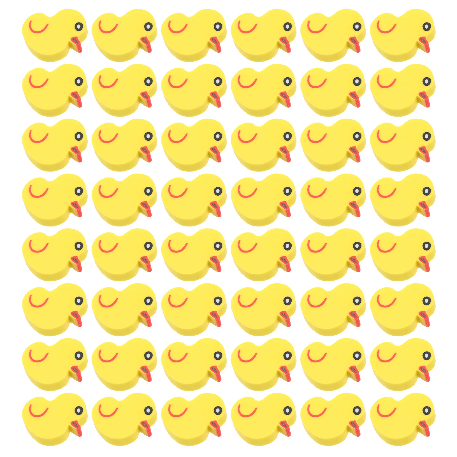 50pcs Mini Duck Erasers Cute Rubber Toy Bulk School Supplies Kids Students TPR Material Eraser For Colored Pencil Marks
50pcs Mini Duck Erasers Cute Rubber Toy Bulk School Supplies Kids Students TPR Material Eraser For Colored Pencil Marks