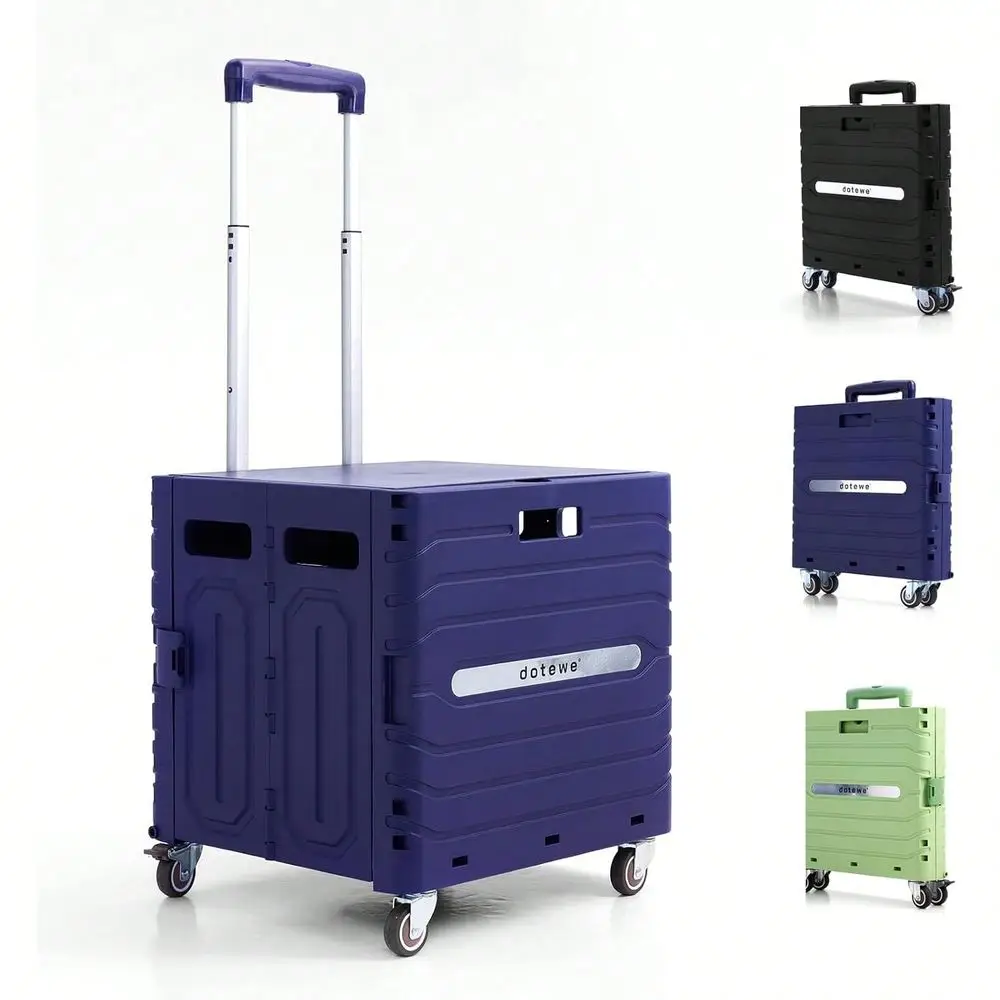 Utility Cart Portable Rolling Crate Handcart Foldable Shopping Trolley Collapsible, With Lid, On Wheels, For Grocery, Garden, O
Utility Cart Portable Rolling Crate Handcart Foldable Shopping Trolley Collapsible, With Lid, On Wheels, For Grocery, Garden, O