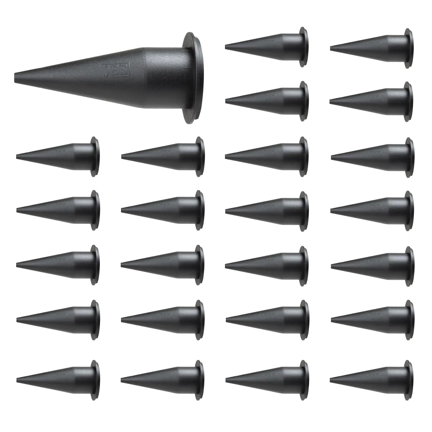 25-Pack Cone Nozzles for Sausage & Bulk Caulk Guns, Universal Fit, Cut-to-Size Tips, Durable Plastic
25-Pack Cone Nozzles for Sausage & Bulk Caulk Guns, Universal Fit, Cut-to-Size Tips, Durable Plastic