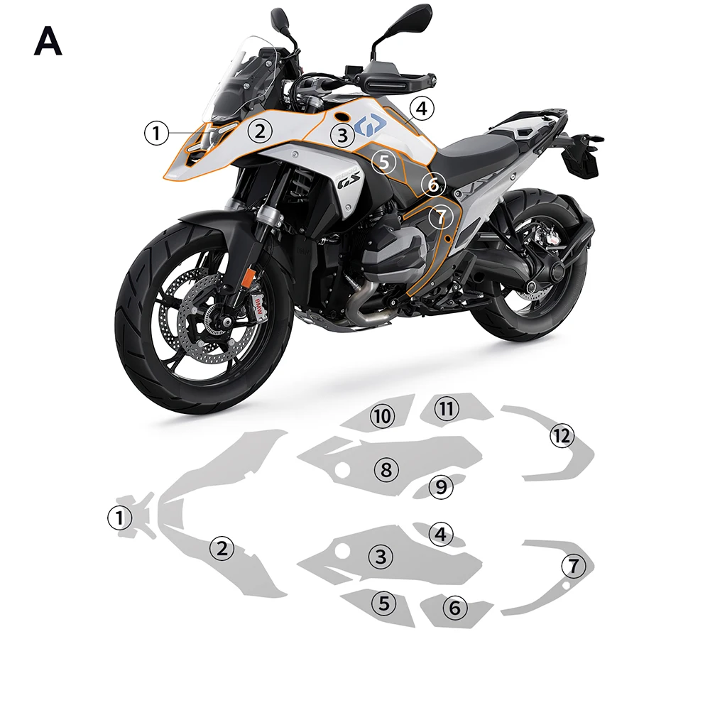 For BMW R 1300 GS R1300 GS TPU Protective For 2023 2024 R1300GS Motorcycle Protective Film Frame Panel Anti-Scratch Invisible
For BMW R 1300 GS R1300 GS TPU Protective For 2023 2024 R1300GS Motorcycle Protective Film Frame Panel Anti-Scratch Invisible