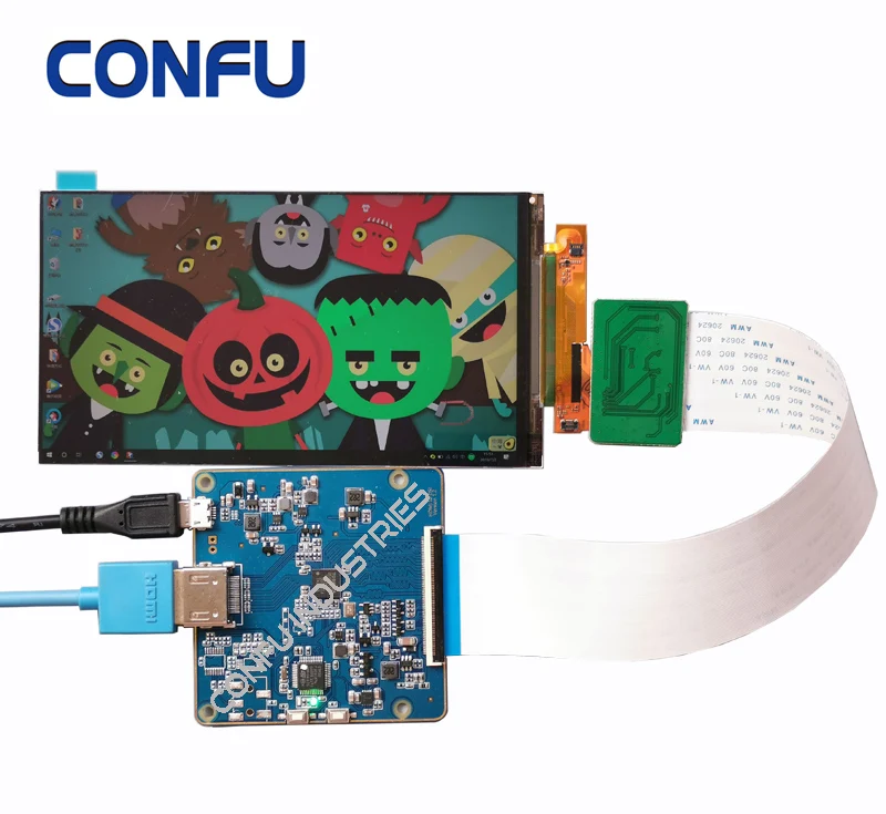 Плата CONFU HDMII MIPI 5,5 дюймов 4K 2160*3840 UHD IPS ЖК-экран H546UAN01.0 для 3D-принтера Raspberry Pi VR HMD Китай
Плата CONFU HDMII MIPI 5,5 дюймов 4K 2160*3840 UHD IPS ЖК-экран H546UAN01.0 для 3D-принтера Raspberry Pi VR HMD Китай