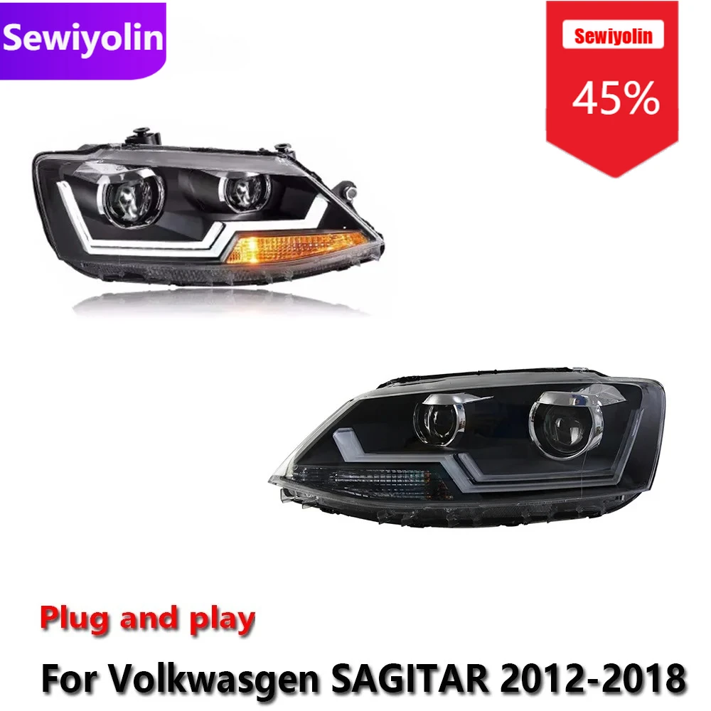 Автомобильные светодиодные фары DRL в сборе для Volkswagen SAGITAR 2012-2018, противотуманные фары DRL, стоп-сигнал поворота, лампа Plug and Play
Автомобильные светодиодные фары DRL в сборе для Volkswagen SAGITAR 2012-2018, противотуманные фары DRL, стоп-сигнал поворота, лампа Plug and Play