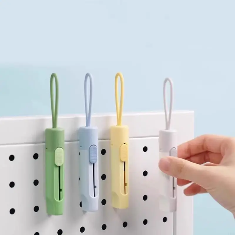 Retractable Box Cutter Package Box Opener Portable Envelope Cutter Pocket Utility Paper Cutter for Office Home H8WD
Retractable Box Cutter Package Box Opener Portable Envelope Cutter Pocket Utility Paper Cutter for Office Home H8WD