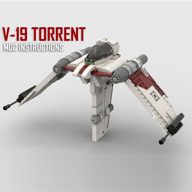 466 шт. знаменитый фильм космической войны MOC V-19, торрент, Звездный истребитель, космический корабль, игрушки для мальчиков, подарки на день рождения для детей
466 шт. знаменитый фильм космической войны MOC V-19, торрент, Звездный истребитель, космический корабль, игрушки для мальчиков, подарки на день рождения для детей