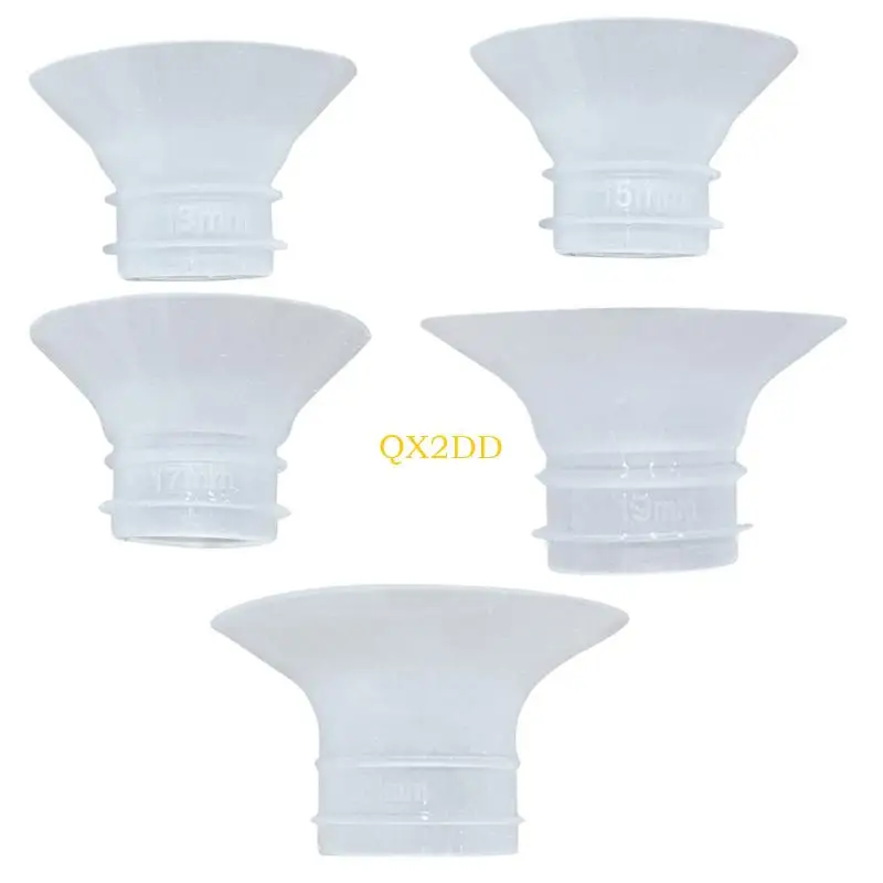 QX2D Silicone Breast Connector Transform 24mm to 13mm/15mm/17mm/19mm/21mm for Better Pumping Experience
QX2D Silicone Breast Connector Transform 24mm to 13mm/15mm/17mm/19mm/21mm for Better Pumping Experience
