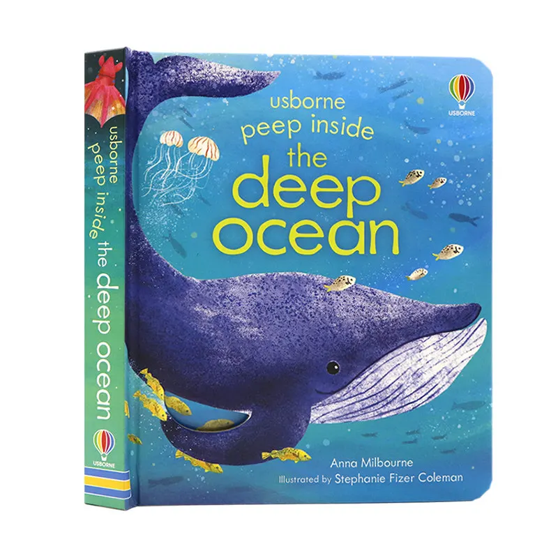 Usborne Peep inside the Deep Ocean 3D Stereoscopic Beginner Level English Educational Picture Book for Learning
Usborne Peep inside the Deep Ocean 3D Stereoscopic Beginner Level English Educational Picture Book for Learning