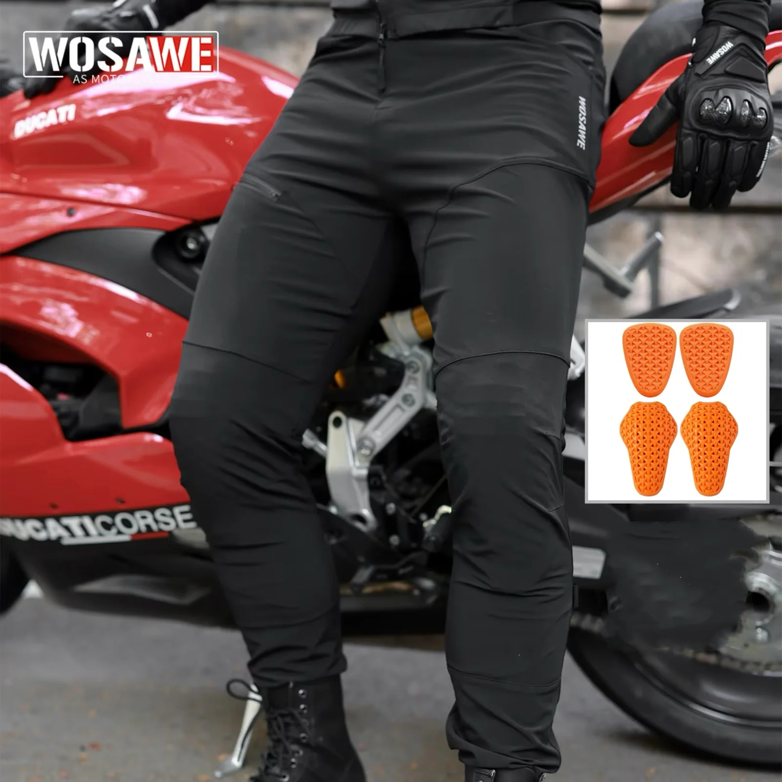 WOSAWE Motorcycles Pants Men Spring Summer Comfort Breathable Motocross Pants Commuting Casual Moto Riding Pants
WOSAWE Motorcycles Pants Men Spring Summer Comfort Breathable Motocross Pants Commuting Casual Moto Riding Pants