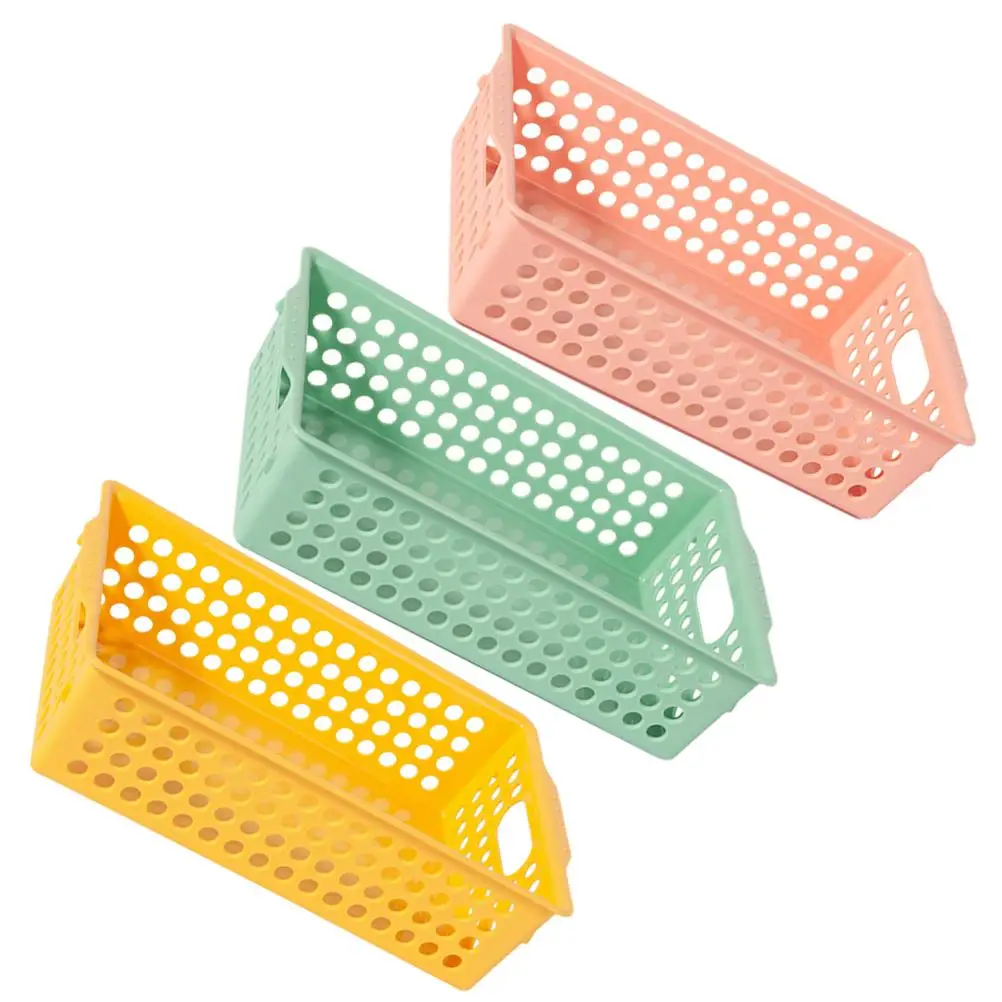 3 Pcs Storage Baskets Plastic Organizer Bins Hollow Design Fruit Basket Small Size Desk Organizing Drainage Pink Yellow Green
3 Pcs Storage Baskets Plastic Organizer Bins Hollow Design Fruit Basket Small Size Desk Organizing Drainage Pink Yellow Green