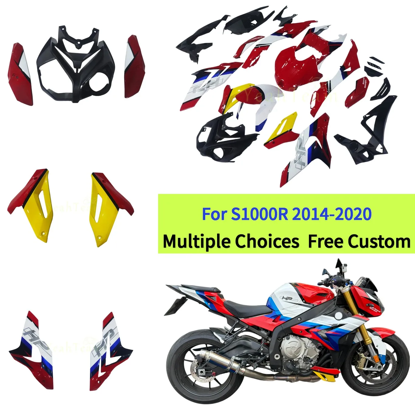 S1000R ABS Plastic Fairing kit For BMW S1000 R 2014-2020 S 1000 R 2016 2018 2019 Motorcycle Frame Body Panels Covers
S1000R ABS Plastic Fairing kit For BMW S1000 R 2014-2020 S 1000 R 2016 2018 2019 Motorcycle Frame Body Panels Covers
