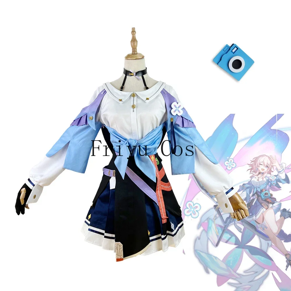 Honkai: Star Rail March 7th Game Anime Cosplay Costume Skirt Set Woman Top Skirt Apron Costume Prop Set Halloween Costume
Honkai: Star Rail March 7th Game Anime Cosplay Costume Skirt Set Woman Top Skirt Apron Costume Prop Set Halloween Costume