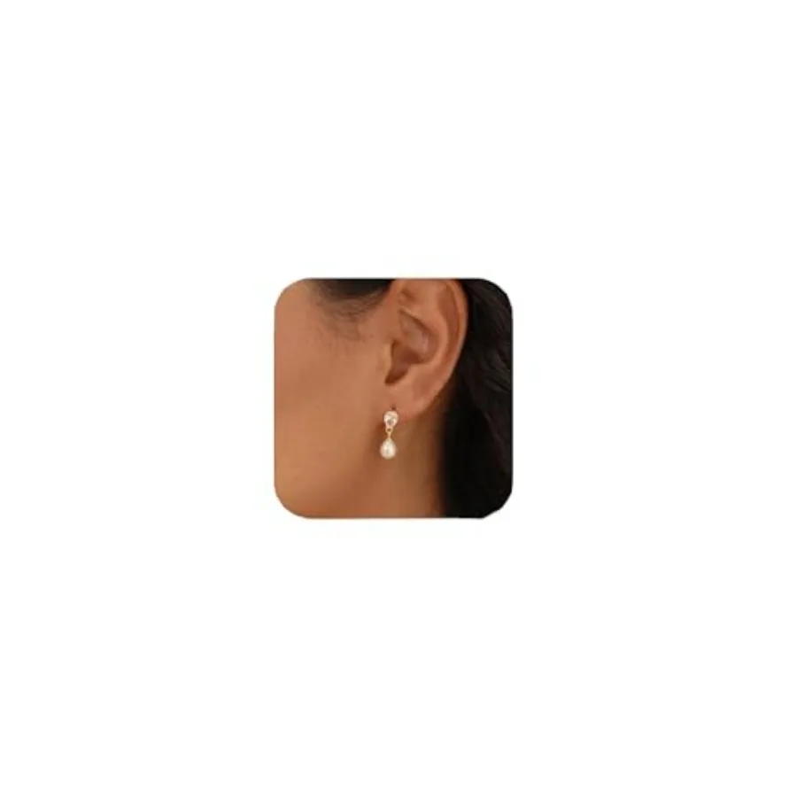 Gold Earrings for Women Trendy, Dainty Dangle Earrings 14K Gold Plated Drop Earrings Cute Wedding Earrings Fashion Prom Bridal
Gold Earrings for Women Trendy, Dainty Dangle Earrings 14K Gold Plated Drop Earrings Cute Wedding Earrings Fashion Prom Bridal