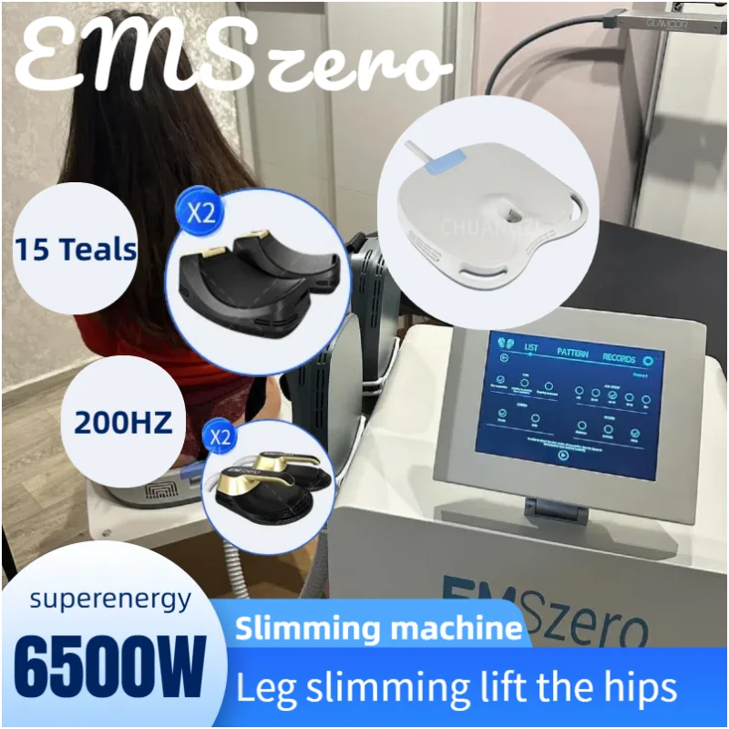 EMSzero Pro Body Sculpt Machine 15T/6500W RF Stimulator for Muscle Shaping Fat Burn Skin Tightening
EMSzero Pro Body Sculpt Machine 15T/6500W RF Stimulator for Muscle Shaping Fat Burn Skin Tightening
