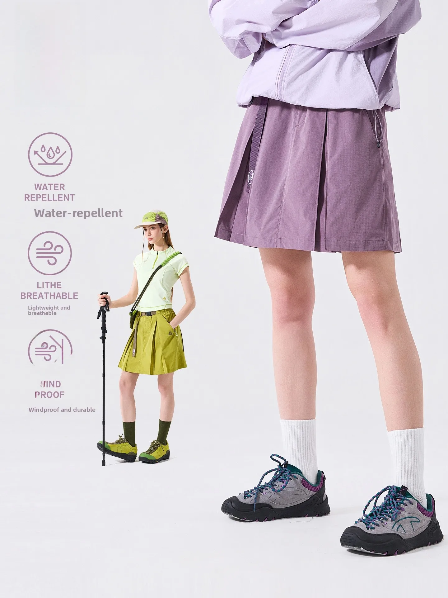 LAZY DAY Waterproof Outdoor Work Skirt Lightweight Breathable Sporty Pleated Walking Mountain Climbing Shorts for Women
LAZY DAY Waterproof Outdoor Work Skirt Lightweight Breathable Sporty Pleated Walking Mountain Climbing Shorts for Women
