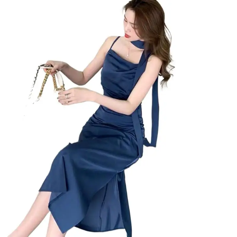 Women Elegant Party Evening Dress Ladies Sexy Sleeveless Halter Bandage slash Neck Corset Long Dress Prom Gown Vestidos
Women Elegant Party Evening Dress Ladies Sexy Sleeveless Halter Bandage slash Neck Corset Long Dress Prom Gown Vestidos
