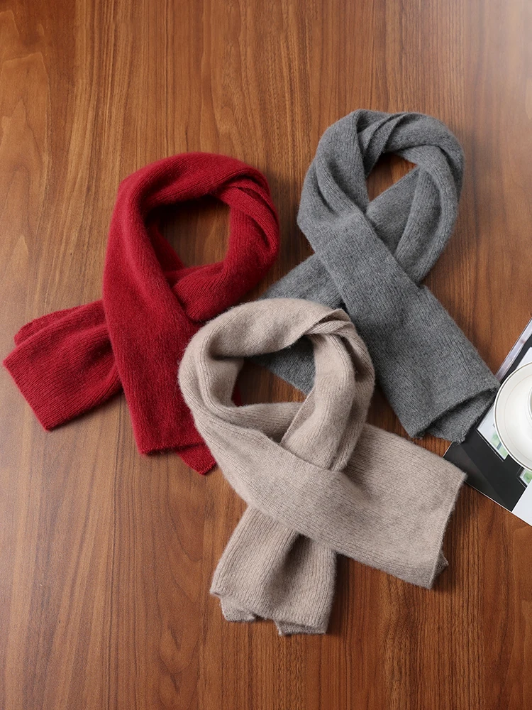 100 Pure Wool Scarf Women's Knitted Thick Warm Winter Fashion Versatile Wool Yarn Neck Warmer Small Scarf Versatile Winter Ac...
100 Pure Wool Scarf Women's Knitted Thick Warm Winter Fashion Versatile Wool Yarn Neck Warmer Small Scarf Versatile Winter Ac...