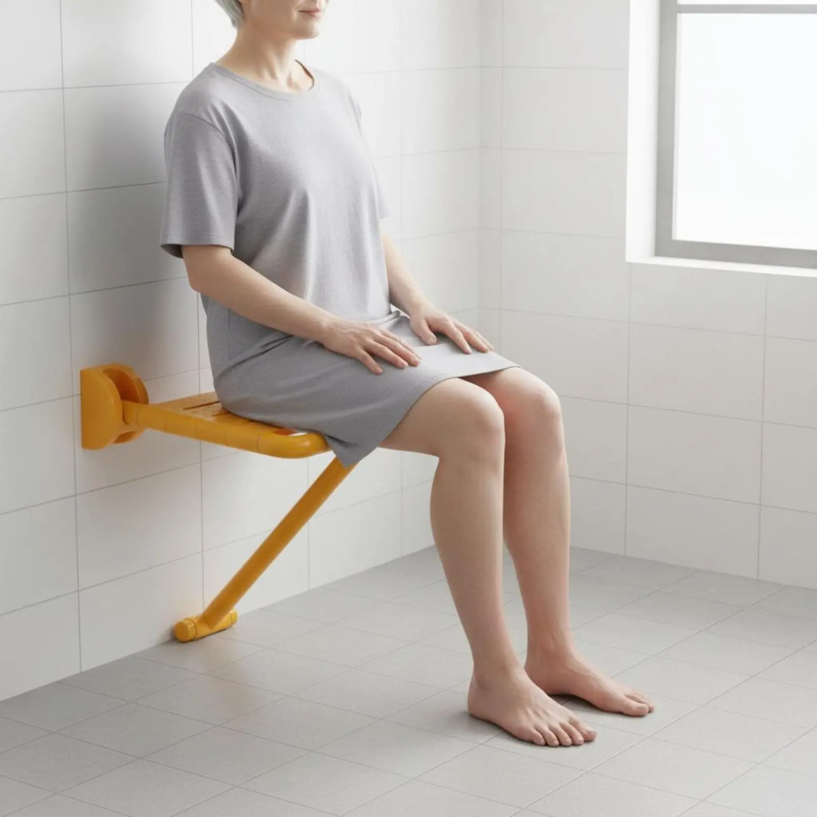 Wall Mounted Shower Seat Easy to Install Wall Mounted Shower Chair Foldable Bath Seat Drainage Holes Foldable Bathroom Stool
Wall Mounted Shower Seat Easy to Install Wall Mounted Shower Chair Foldable Bath Seat Drainage Holes Foldable Bathroom Stool