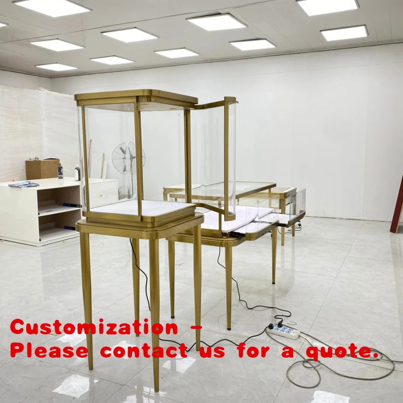 custom.Custom LED Luxury Jewelry Counter Tempered Waterproof Stainless Steel/Durable Display Showcase S
custom.Custom LED Luxury Jewelry Counter Tempered Waterproof Stainless Steel/Durable Display Showcase S