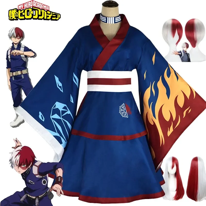 Anime My Hero Academia Todoroki Shoto Cosplay Costume Kimono Dress Uniform Wig Women Men Halloween Carnival Party Role Play S*.1
Anime My Hero Academia Todoroki Shoto Cosplay Costume Kimono Dress Uniform Wig Women Men Halloween Carnival Party Role Play S*.1