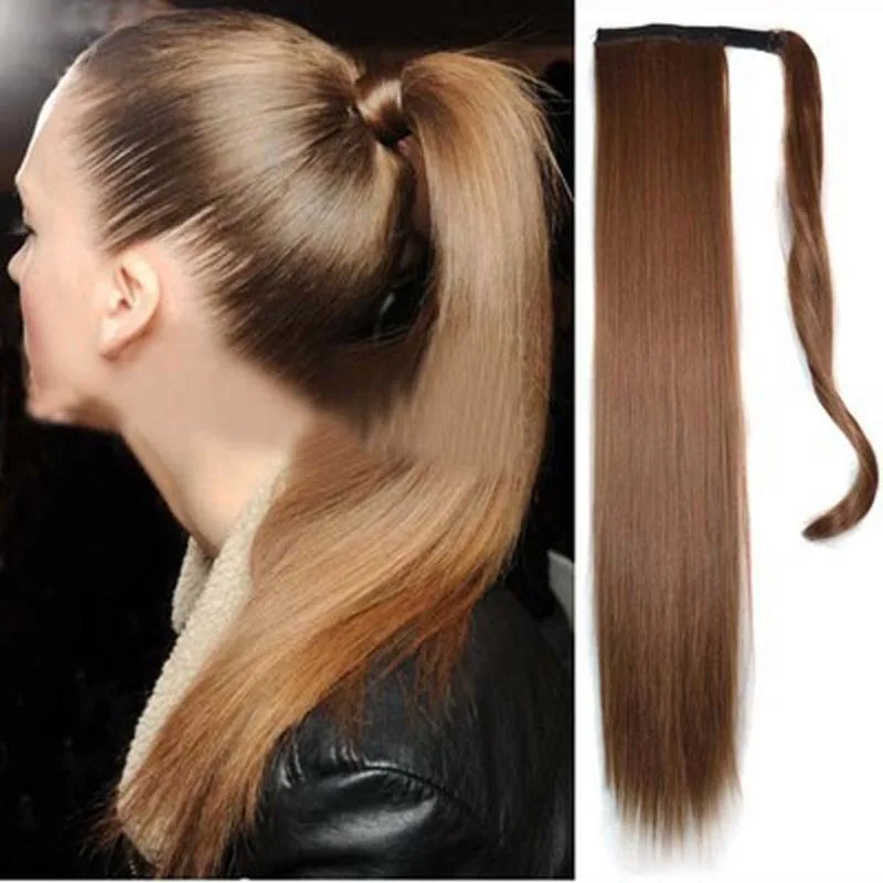 European and American Style Mid-Length Ponytail Wig Long Straight Hair Magic Tape Ponytail Synthetic Hair Ponytail
European and American Style Mid-Length Ponytail Wig Long Straight Hair Magic Tape Ponytail Synthetic Hair Ponytail