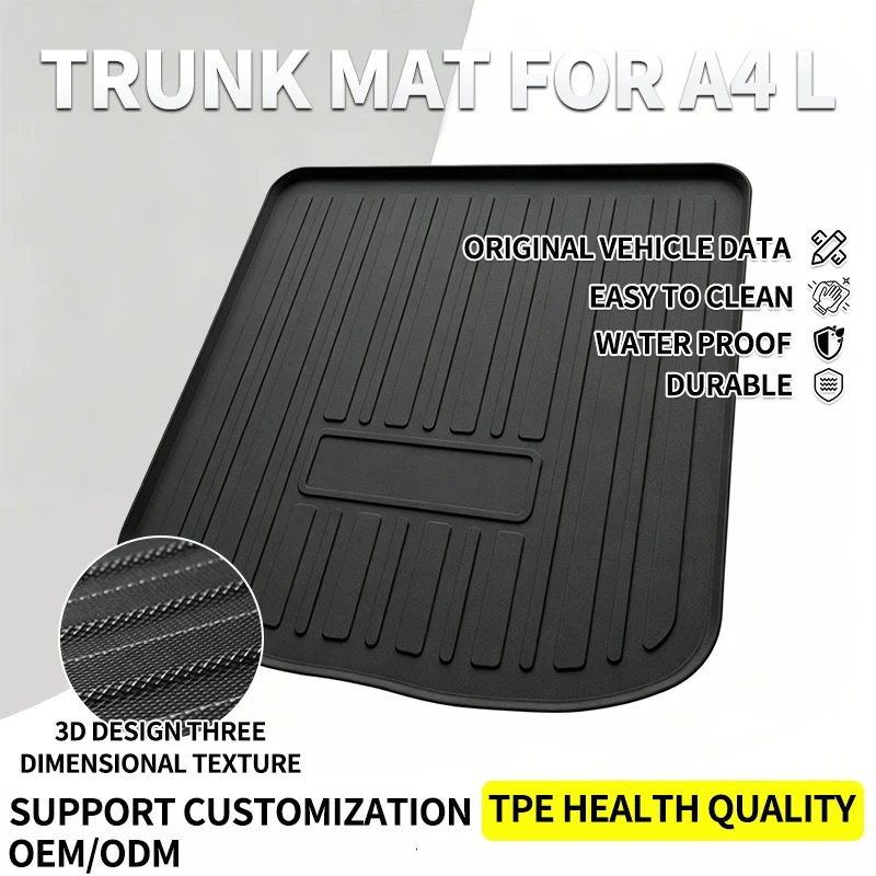 ODM All Weather Waterproof Durable TPE Material Car Trunk Mat for Audi A4 L 2009 to 2025
ODM All Weather Waterproof Durable TPE Material Car Trunk Mat for Audi A4 L 2009 to 2025