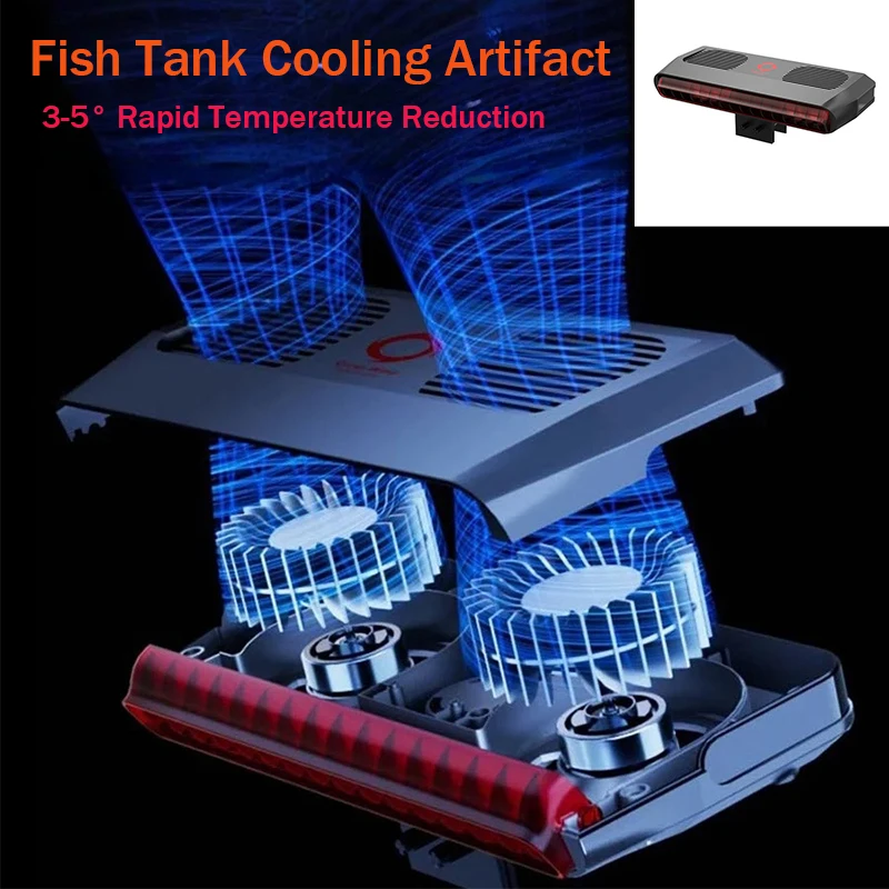 Aquarium Product Fish Tank Fan Chiller Seaweed Seawater Heat Dissipation Automatic Temperature Control Aquarium Thermostat Quiet
Aquarium Product Fish Tank Fan Chiller Seaweed Seawater Heat Dissipation Automatic Temperature Control Aquarium Thermostat Quiet