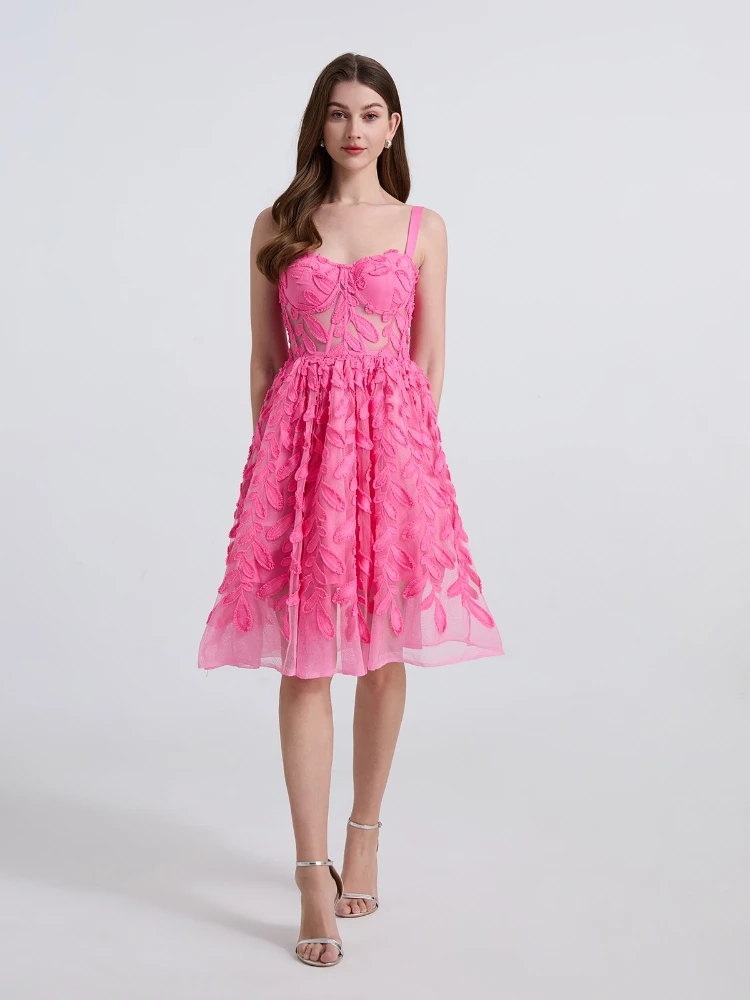 Runway Summer Floral Dresses Women Elegant 3D Flower Buttons Pleated Party Vestidos Midi Sundress Backless Beach Wear Holiday
Runway Summer Floral Dresses Women Elegant 3D Flower Buttons Pleated Party Vestidos Midi Sundress Backless Beach Wear Holiday
