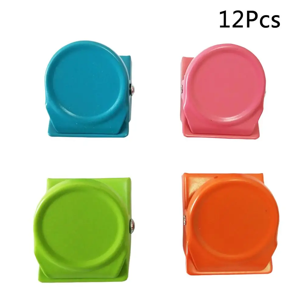 12 Pcs Magnetic Clips Colored Metal Notes Holder Strong Grip Refrigerator Office Supplies Pantry Organizer Kitchen Tool Garage
12 Pcs Magnetic Clips Colored Metal Notes Holder Strong Grip Refrigerator Office Supplies Pantry Organizer Kitchen Tool Garage