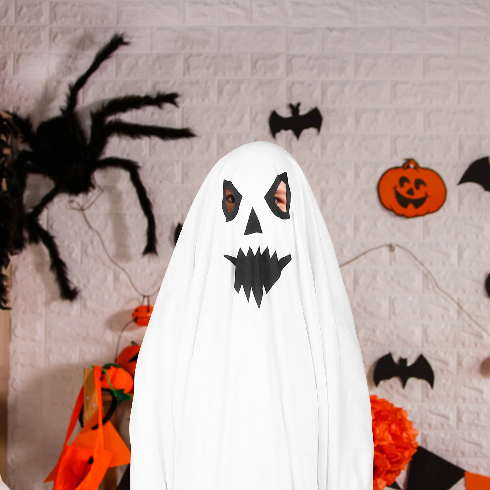 Halloween Kids Costumes Ghost Poncho Girls Boys Unique Design Comfortable Fabric Stage Performance Baby Custom Halloween Girl
Halloween Kids Costumes Ghost Poncho Girls Boys Unique Design Comfortable Fabric Stage Performance Baby Custom Halloween Girl