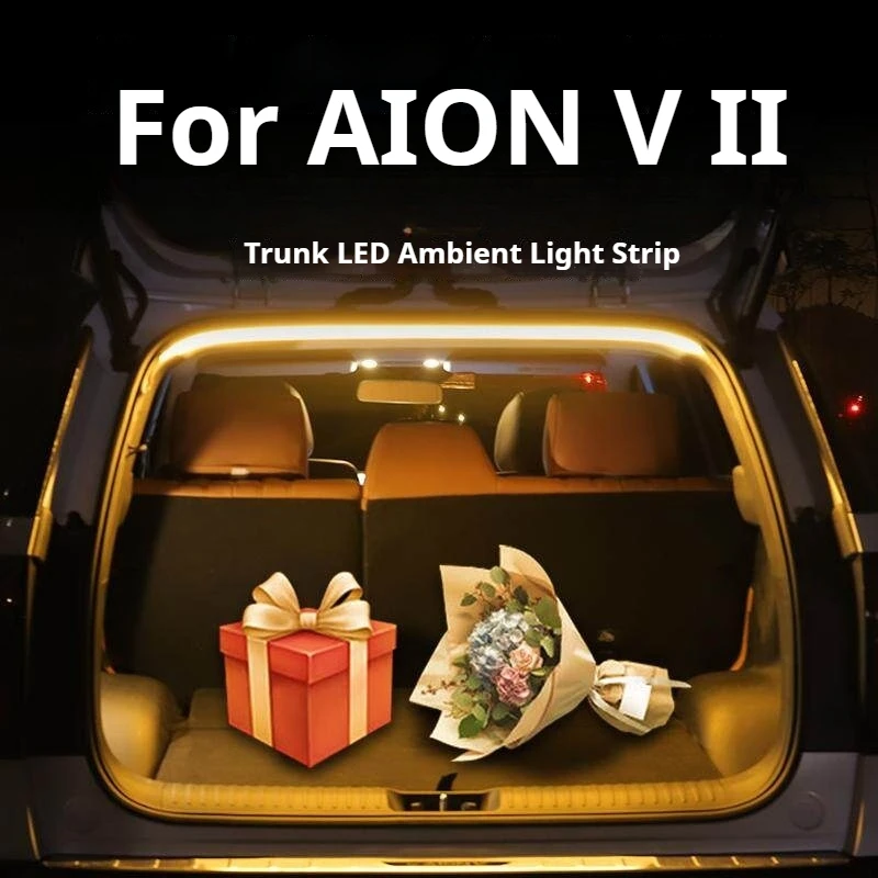 Светодиодная декоративная лента для освещения багажника автомобиля AION V, подсветка заднего грузового отсека
Светодиодная декоративная лента для освещения багажника автомобиля AION V, подсветка заднего грузового отсека