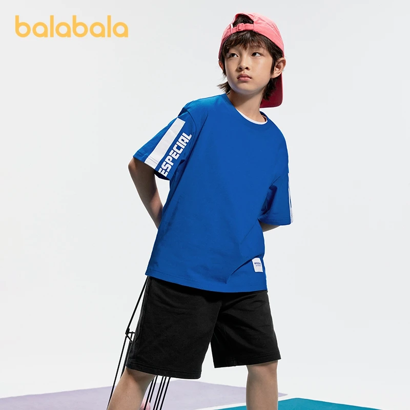 Balabala Children Set Boys Short-Sleeve Two-Piece Sports Set 2024 Summer New Big Kids Pure Cotton Fashionable Printed
Balabala Children Set Boys Short-Sleeve Two-Piece Sports Set 2024 Summer New Big Kids Pure Cotton Fashionable Printed
