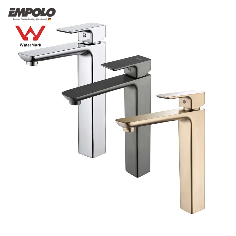 Watermark tap basin mixer faucet brass tall bathroom faucet tap single handle hot and cold water tap
Watermark tap basin mixer faucet brass tall bathroom faucet tap single handle hot and cold water tap