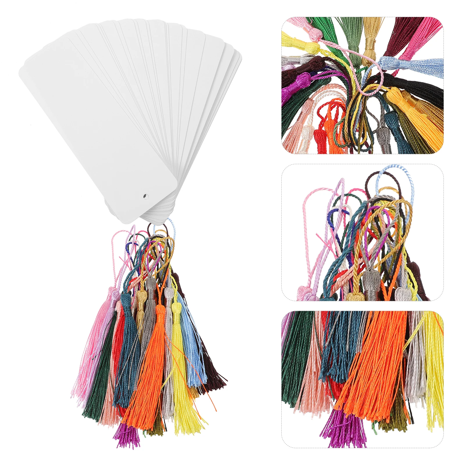 24pcs White Plain Student Small Crestive Bookmark Tassel Bookmark Stationery Gift Book Mark Decorative Gifts DIY Cardstock
24pcs White Plain Student Small Crestive Bookmark Tassel Bookmark Stationery Gift Book Mark Decorative Gifts DIY Cardstock