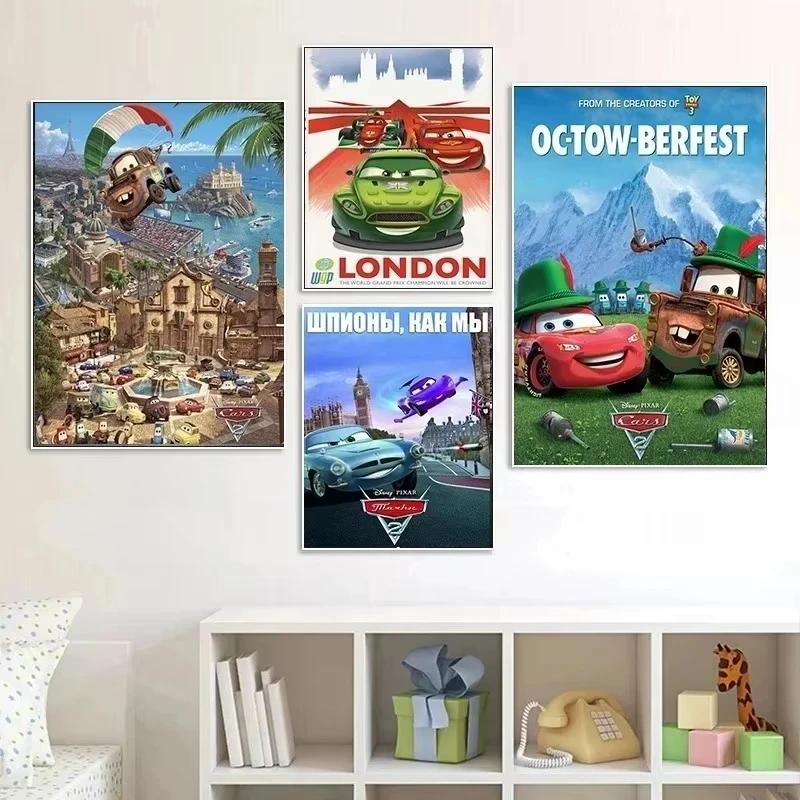 Disney Cartoon Canvas Painting Hd Print Pixar Car 2 Pictures Lightning McQueen Poster Wall Art for Living Room Home Decoration
Disney Cartoon Canvas Painting Hd Print Pixar Car 2 Pictures Lightning McQueen Poster Wall Art for Living Room Home Decoration