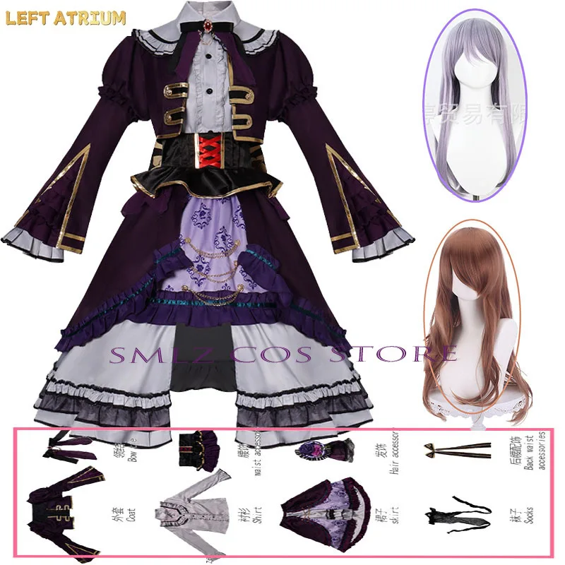 Newly Minato Yukina Cosplay Costume Anime Dream Costume Imai lisa Dress Outfit Wig Set Halloween Parry Play clothing for Woman
Newly Minato Yukina Cosplay Costume Anime Dream Costume Imai lisa Dress Outfit Wig Set Halloween Parry Play clothing for Woman