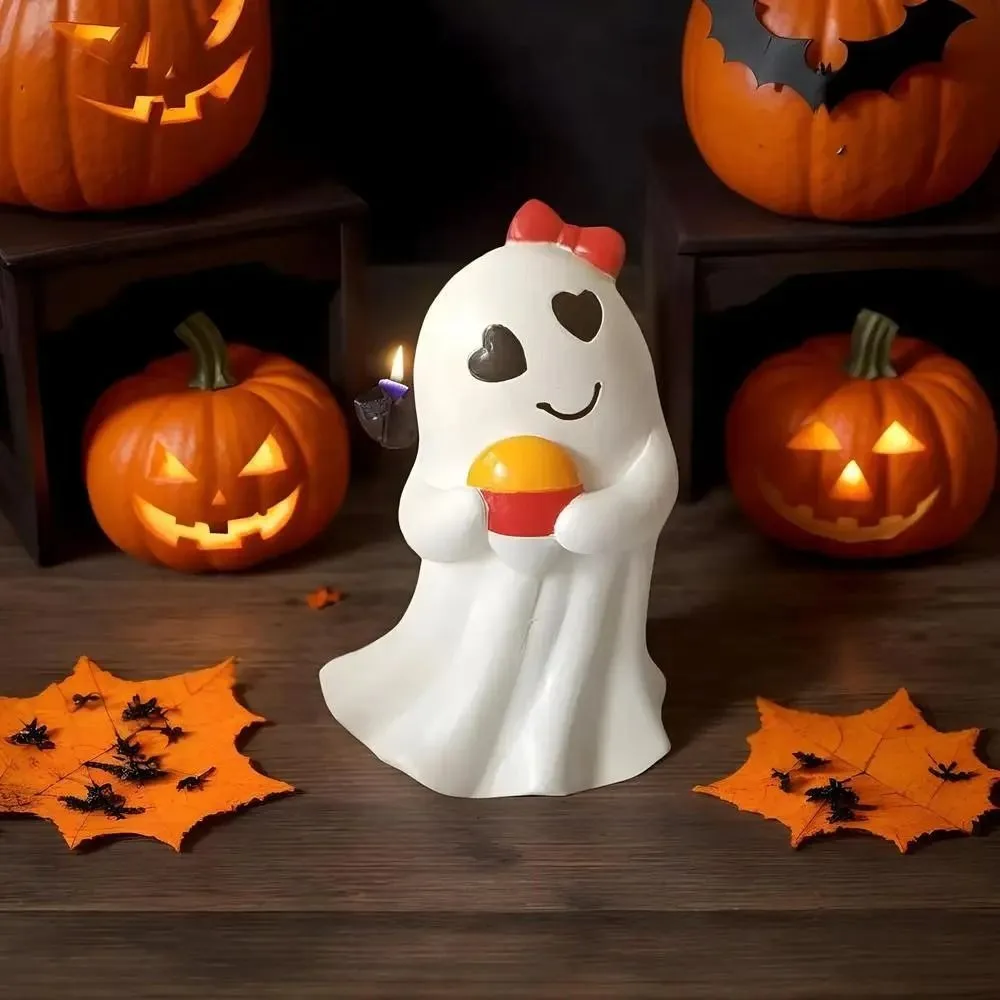 Atmosphere Decoration Resin Halloween Ghost Figurine Cute Cartoon Ghost Art Sculpture Waterproof Ghost Statue Ornament Bedroom
Atmosphere Decoration Resin Halloween Ghost Figurine Cute Cartoon Ghost Art Sculpture Waterproof Ghost Statue Ornament Bedroom