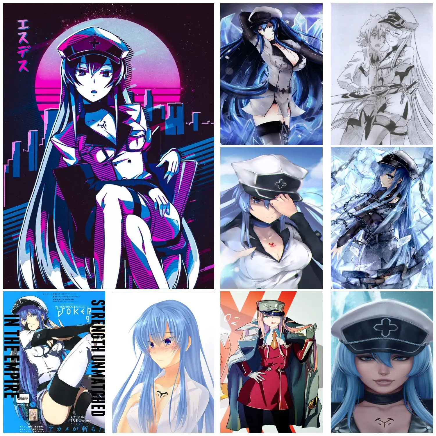 esdeath Anime Video Game Canvas Art Poster and Wall Art Picture Print Modern Family bedroom Decor Posters
esdeath Anime Video Game Canvas Art Poster and Wall Art Picture Print Modern Family bedroom Decor Posters