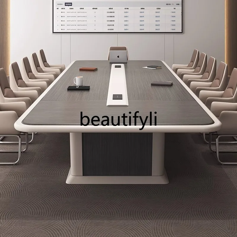 Conference Long Table Simple Modern Work Desk Negotiation Long Rectangular Office Desk and Chair Set
Conference Long Table Simple Modern Work Desk Negotiation Long Rectangular Office Desk and Chair Set