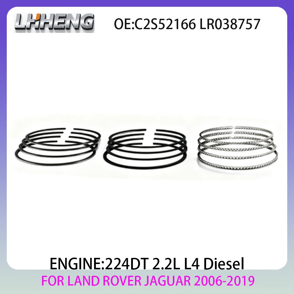 224DT Engine piston rings for LAND ROVER DISCOVERY FREELANDER 2 RANGE ROVER EVOQUE JAGUAR 2.2L 2.2 L T L4 Diesel 06-19 LR038757
224DT Engine piston rings for LAND ROVER DISCOVERY FREELANDER 2 RANGE ROVER EVOQUE JAGUAR 2.2L 2.2 L T L4 Diesel 06-19 LR038757