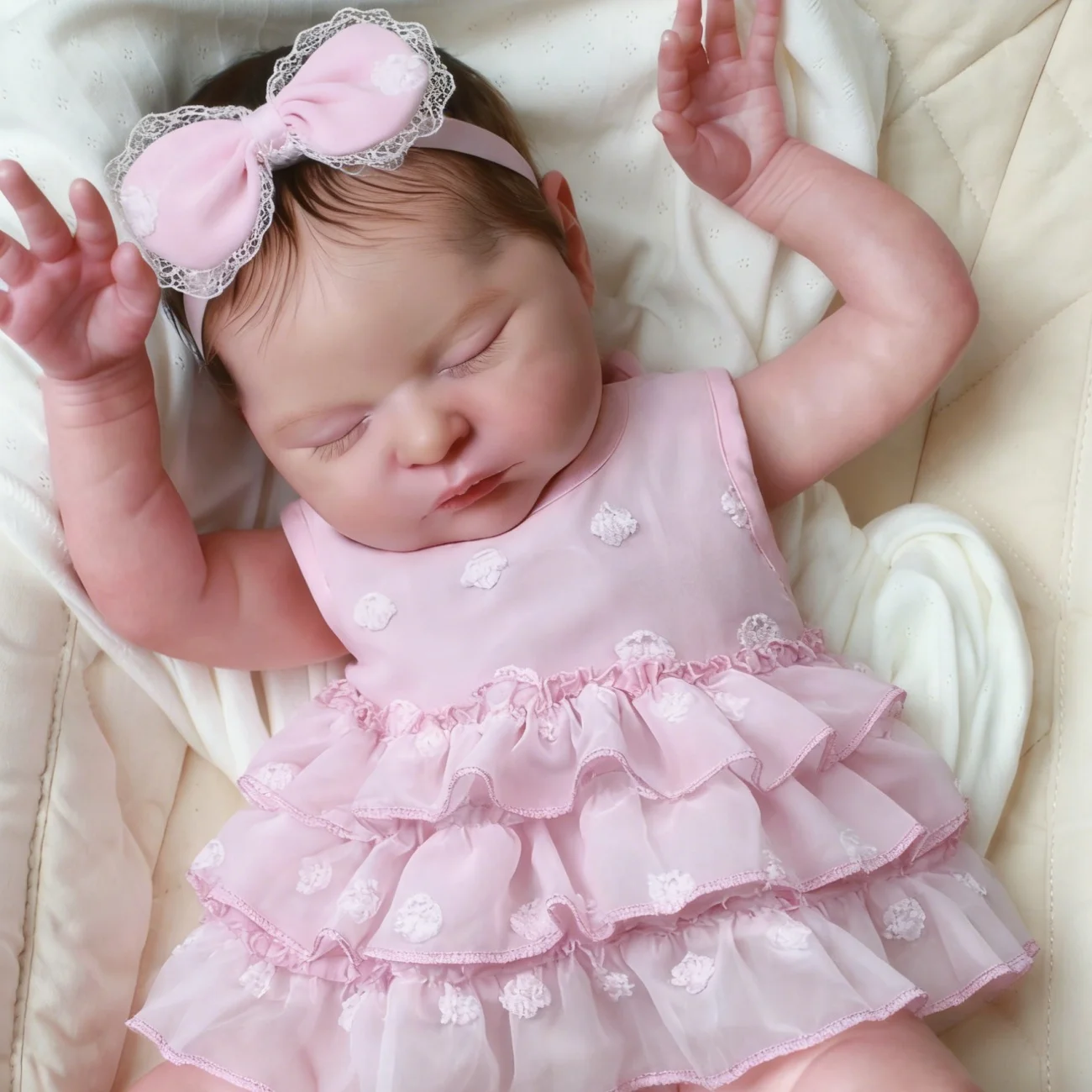 AONPENG 19 Inch 48 CM Full Vinyl Body Reborn Baby Doll Toy Lifelike Handmade Fashion Birthday Gift Toy Doll
AONPENG 19 Inch 48 CM Full Vinyl Body Reborn Baby Doll Toy Lifelike Handmade Fashion Birthday Gift Toy Doll