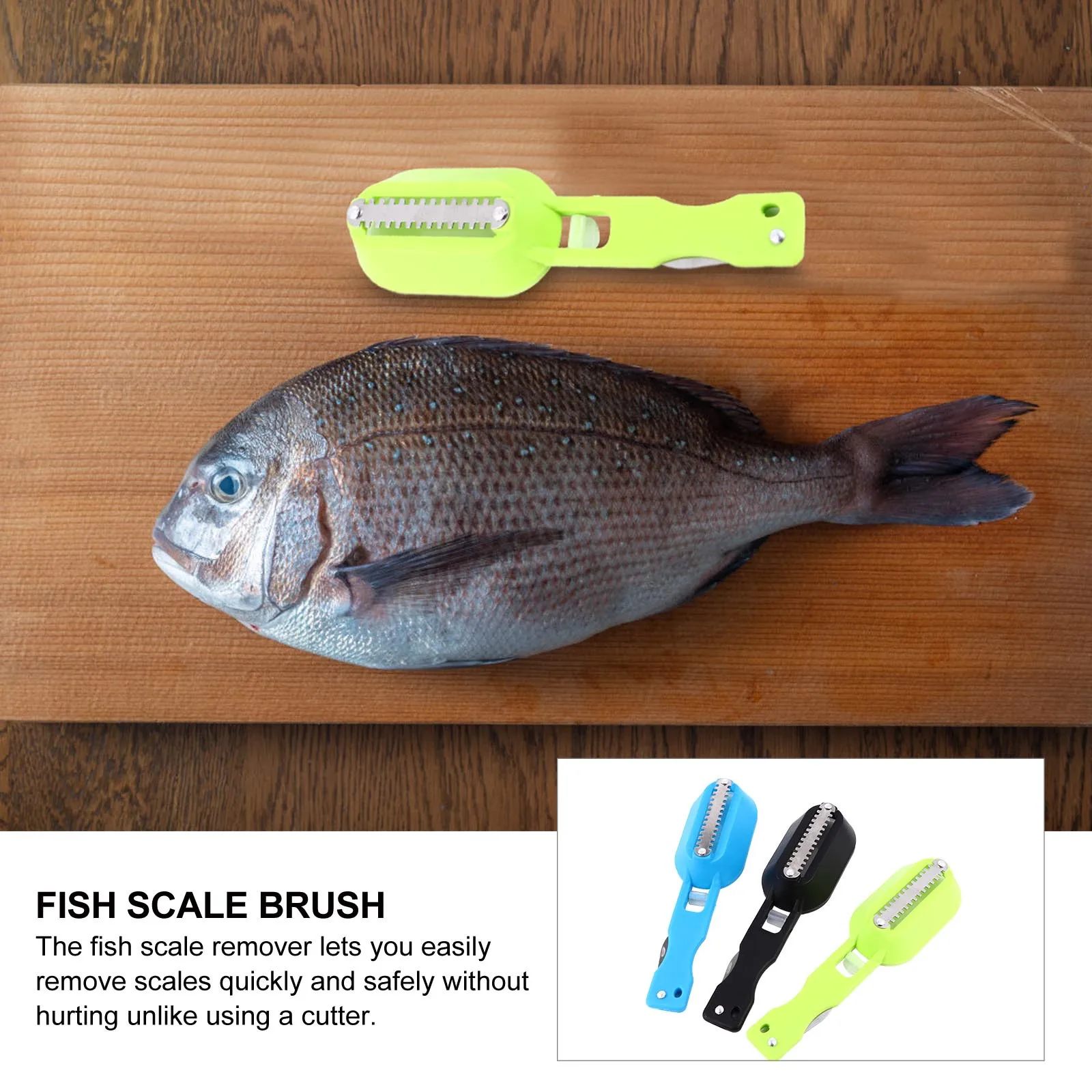 3Pcs Fish Scale Scraper Premium Metal Teeth Design Fast Efficient Scales Removal Kitchen Utensil Wall Mountable Fish Prep Tool
3Pcs Fish Scale Scraper Premium Metal Teeth Design Fast Efficient Scales Removal Kitchen Utensil Wall Mountable Fish Prep Tool