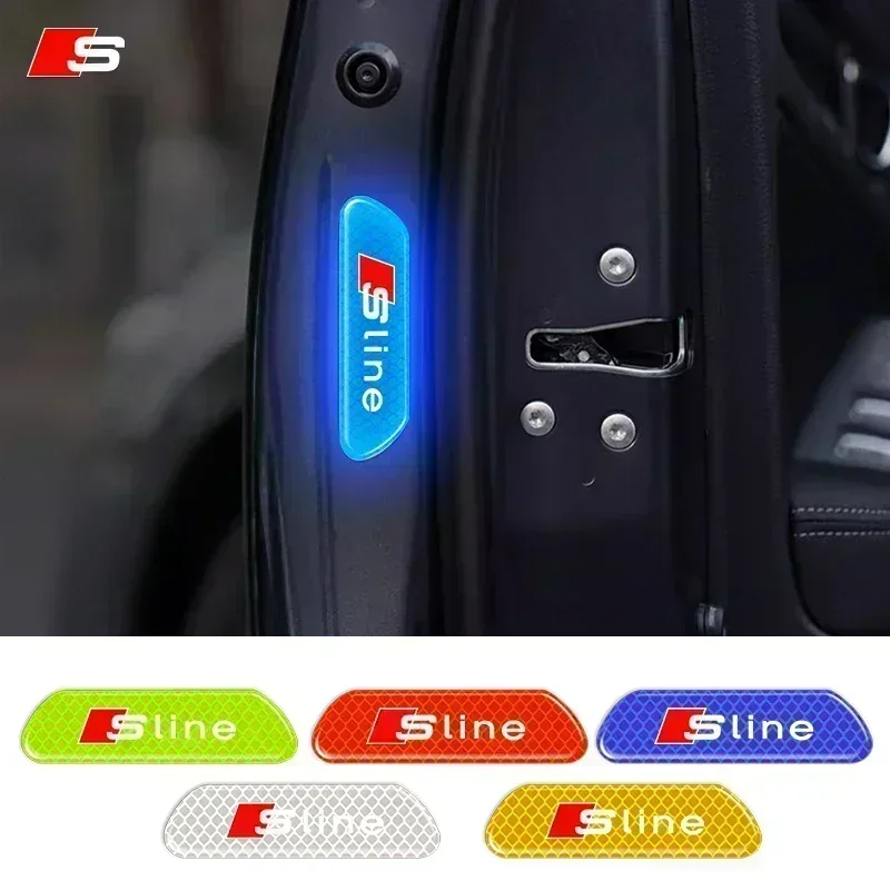 4PCS Car Door Sticker Safety Warning Reflective Mark For Audi Sline RS A3 A4 A6 A5 Q5 A1 Q7 Q3 Q2 Q8 A7 A8 TT S1 SQ5 RSQ3 RSQ8
4PCS Car Door Sticker Safety Warning Reflective Mark For Audi Sline RS A3 A4 A6 A5 Q5 A1 Q7 Q3 Q2 Q8 A7 A8 TT S1 SQ5 RSQ3 RSQ8