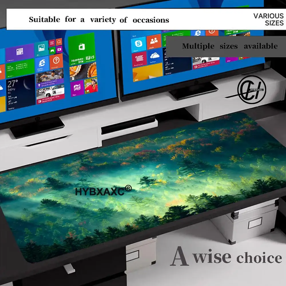 XXL Mousepad Rubber Forest scenery Large Mouse Pad Gamer Non-Slip Art Computer Laptop Pads Keyboard HD Printing Desk Mat HYBXAXC
XXL Mousepad Rubber Forest scenery Large Mouse Pad Gamer Non-Slip Art Computer Laptop Pads Keyboard HD Printing Desk Mat HYBXAXC