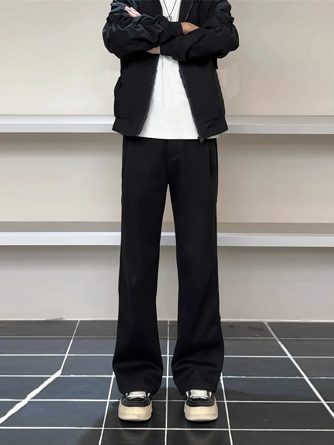 Cleanfit Men's Straight Leg Fce Lined Pants Winter Slimming Trousers Long Leg Effect Casual Pants mid Waist Zipper Fly
Cleanfit Men's Straight Leg Fce Lined Pants Winter Slimming Trousers Long Leg Effect Casual Pants mid Waist Zipper Fly