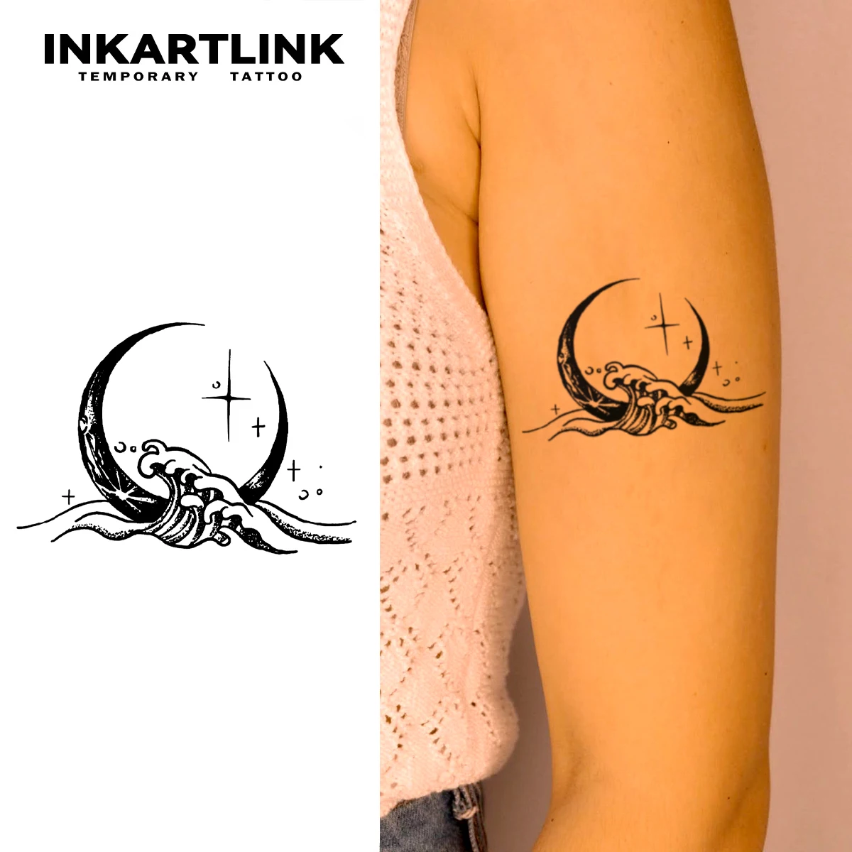 Waves Temporary Tattoo,Lasts To 15 Days New Technology Magic Waterproof Semi Permanent Sticker.
Waves Temporary Tattoo,Lasts To 15 Days New Technology Magic Waterproof Semi Permanent Sticker.