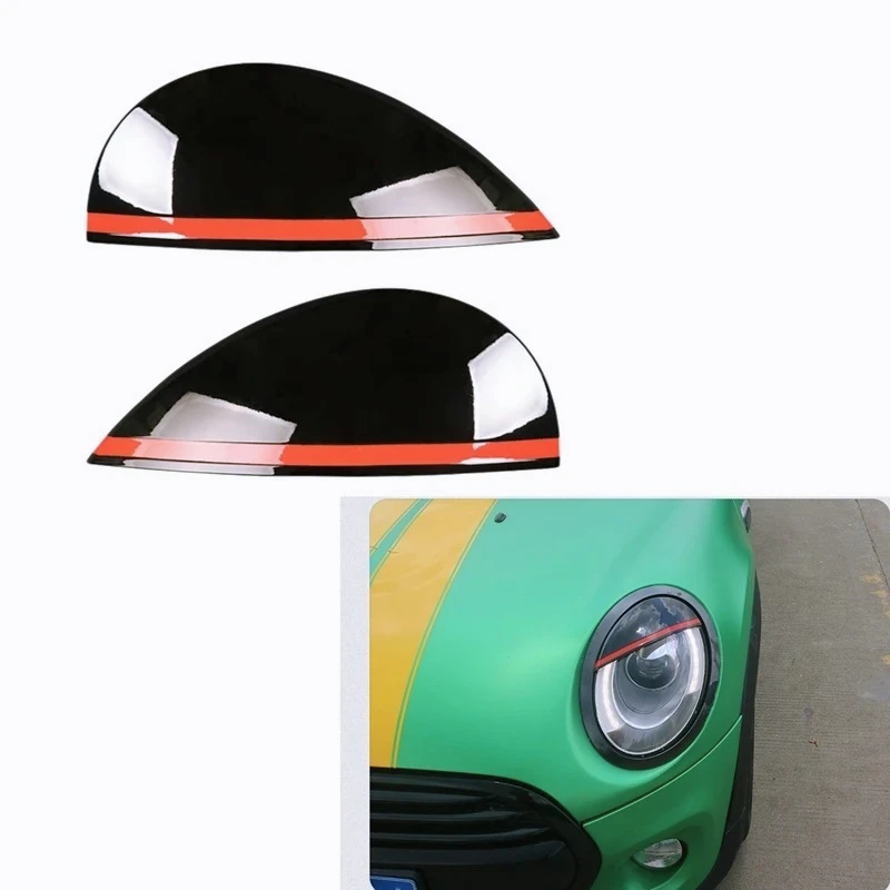 Glossy Black Headlights Eyebrows Eyelids Cover Eyelash Head Light Lamp Stickers for MINI Cooper F54 F55 F56 F57 R55 R56
Glossy Black Headlights Eyebrows Eyelids Cover Eyelash Head Light Lamp Stickers for MINI Cooper F54 F55 F56 F57 R55 R56