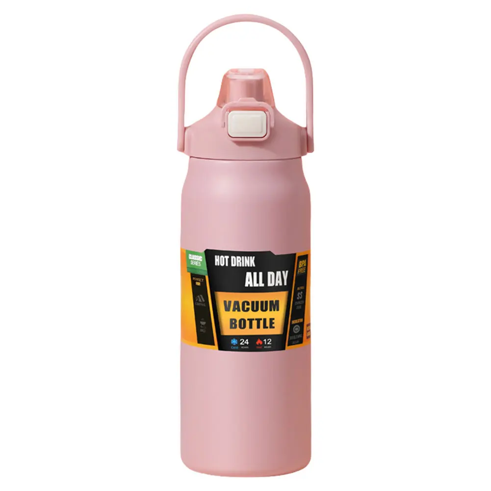 1200ml Insulated Bottle Stainless Steel Cold and Hot Water Bottle BPA Free Thermal Mug Wide Mouth Opening for Outdoor Travel
1200ml Insulated Bottle Stainless Steel Cold and Hot Water Bottle BPA Free Thermal Mug Wide Mouth Opening for Outdoor Travel