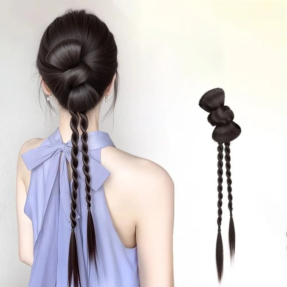 Bun Head Chicken Hair Bow Synthetic Wig Braid Grab Clip Temperament Versatile Back Head Ponytail Bow Boxing Braid Wig Bag
Bun Head Chicken Hair Bow Synthetic Wig Braid Grab Clip Temperament Versatile Back Head Ponytail Bow Boxing Braid Wig Bag