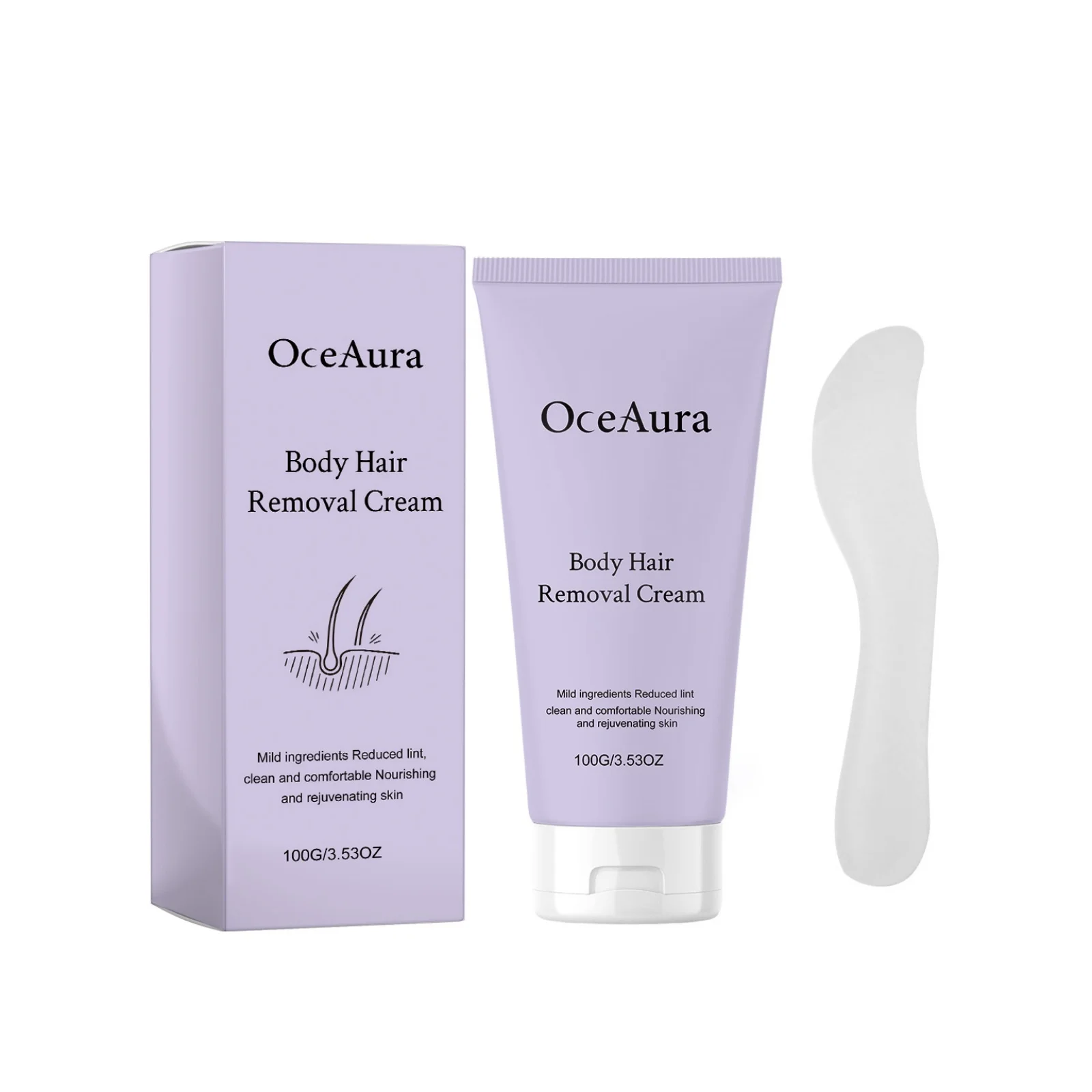 OCEAURA Body Hair Removal Cream Gentle, Comfortable, Convenient, and Refreshing
OCEAURA Body Hair Removal Cream Gentle, Comfortable, Convenient, and Refreshing