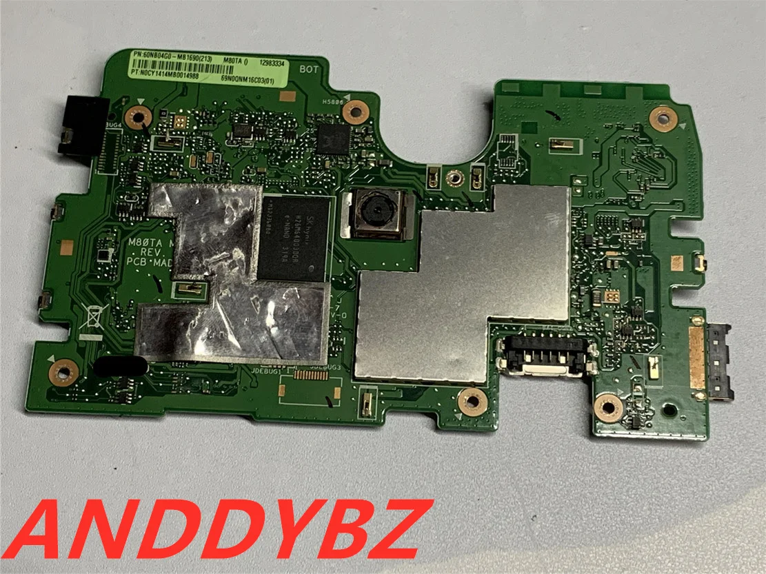 Оригинальная материнская плата 60NB04G0-MB1690 для Asus VivoTab Note 8 M80TA MAIN_BD._2G/Z3740/AS (32GEMMC) TESED OK 
Оригинальная материнская плата 60NB04G0-MB1690 для Asus VivoTab Note 8 M80TA MAIN_BD._2G/Z3740/AS (32GEMMC) TESED OK
