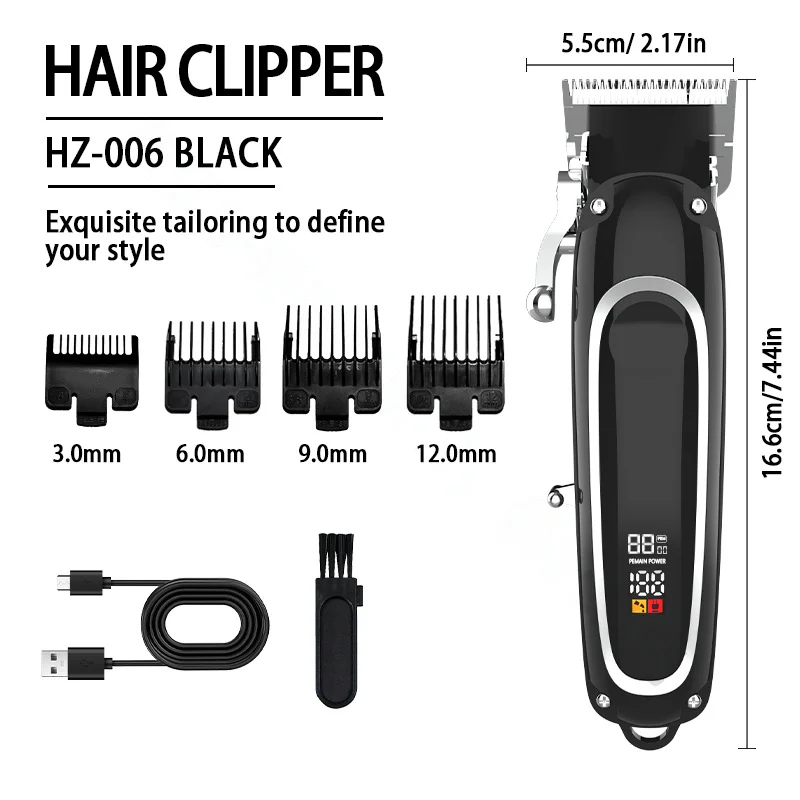 Hair Clipper Shaver Professional Electric Scissors Push Barber Shop Hair Trimmers Hair Cutting Machine Trimmer for Men Trimmer
Hair Clipper Shaver Professional Electric Scissors Push Barber Shop Hair Trimmers Hair Cutting Machine Trimmer for Men Trimmer